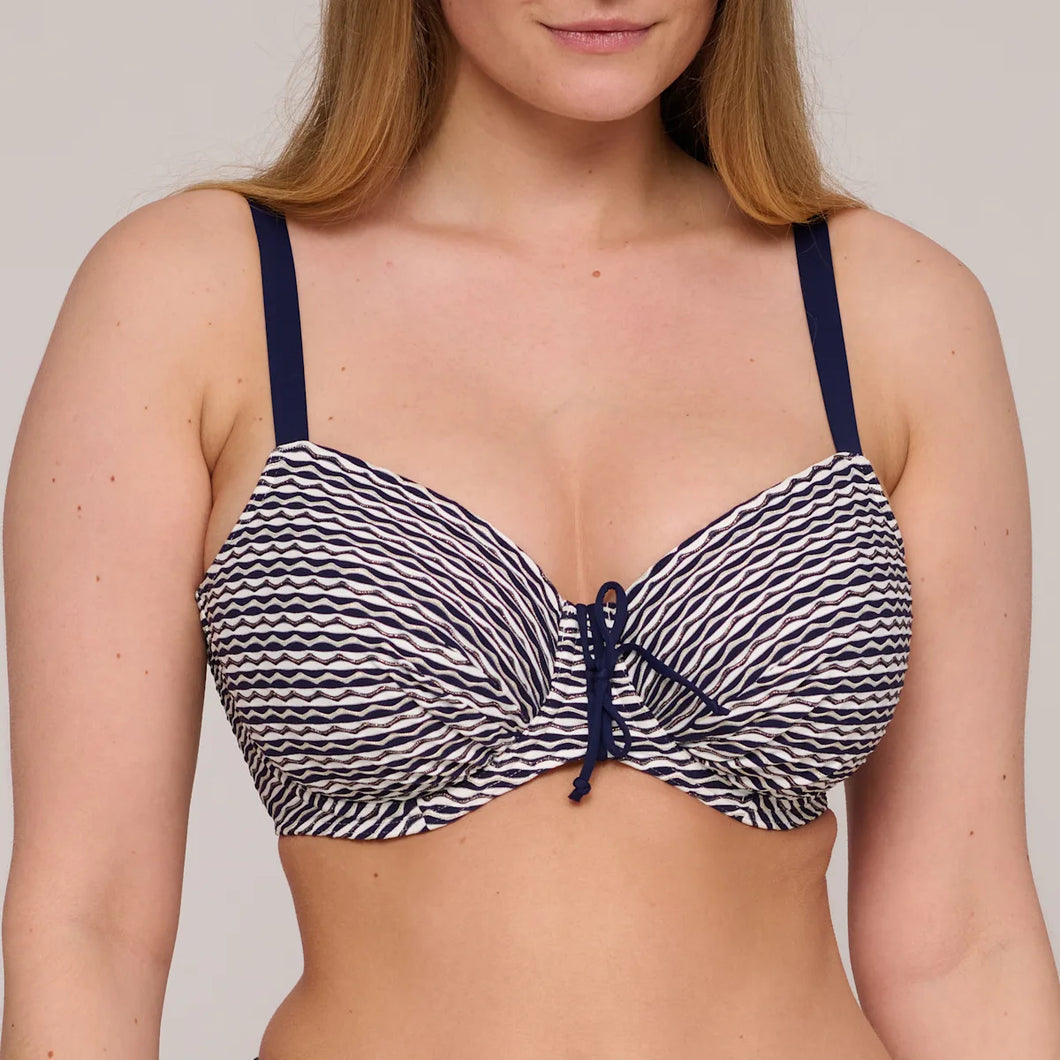 Prima Donna Swim SS25 Kalba Water Blue Full Cup Underwire Bikini Top