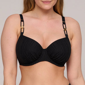 Prima Donna Swim SS25 Kiruna Black Full Cup Underwire Bikini Top