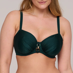 Prima Donna Swim SS25 Mangalore Jewel Green Full Cup Underwire Bikini Top