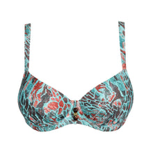 Load image into Gallery viewer, Prima Donna Swim SS25 Riyad Turquoise Seas Full Cup Underwire Bikini Top
