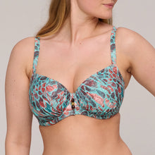 Load image into Gallery viewer, Prima Donna Swim SS25 Riyad Turquoise Seas Full Cup Underwire Bikini Top
