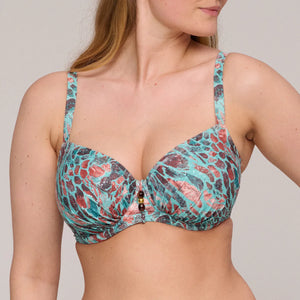 Prima Donna Swim SS25 Riyad Turquoise Seas Full Cup Underwire Bikini Top