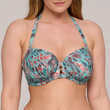 Load image into Gallery viewer, Prima Donna Swim SS25 Riyad Turquoise Seas Full Cup Underwire Bikini Top
