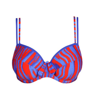 Prima Donna Swim SS25 Skudai Wild Stripes Full Cup Underwire Bikini Top