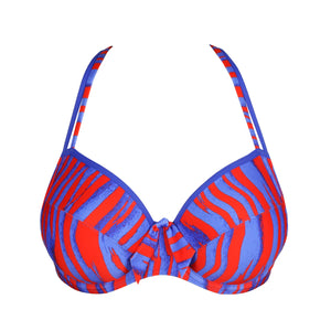 Prima Donna Swim SS25 Skudai Wild Stripes Full Cup Underwire Bikini Top