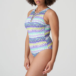 Prima Donna Swim Holiday High-Neck Open Back Unlined Wireless One Piece Swimsuit