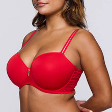 Load image into Gallery viewer, Prima Donna Twist SS25 East End True Red Padded Balcony Underwire Bra
