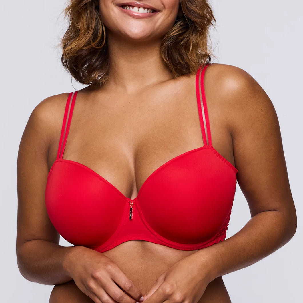 Prima Donna Twist SS25 East End True Red Padded Balcony Underwire Bra