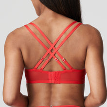 Load image into Gallery viewer, Prima Donna Twist First Night Moulded Balcony Convertible Back Underwire Bra (Scarlet and Electric Blue)
