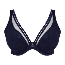 Load image into Gallery viewer, Prima Donna Twist FW26 Wowgirl Evening Blue Half Padded Plunge Underwire Bra
