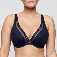Load image into Gallery viewer, Prima Donna Twist FW26 Wowgirl Evening Blue Half Padded Plunge Underwire Bra
