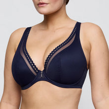 Load image into Gallery viewer, Prima Donna Twist FW26 Wowgirl Evening Blue Half Padded Plunge Underwire Bra
