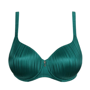 Prima Donna Twist FW24 Knokke Jasper Green Padded Heartshape Underwire Bra