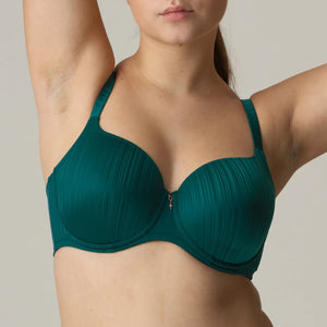 Prima Donna Twist FW24 Knokke Jasper Green Padded Heartshape Underwire Bra