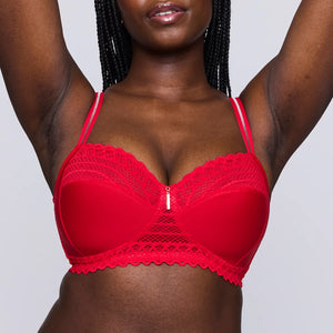 Prima Donna Twist SS25 East End True Red Full Cup Wireless Bralette