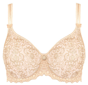 Empreinte Basic Colors Cassiopee Seamless Unlined Lace Underwire Bra