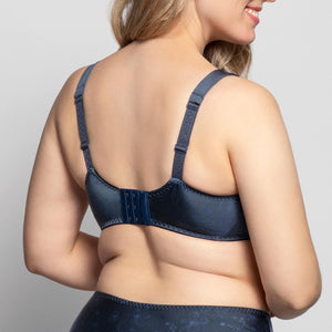 Ulla Viola Full Coverage Padded Strap Underwire Bra Fashion Colours H - L Cup (NEW: Midnight)