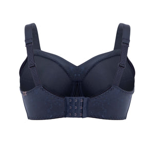Ulla Viola Full Coverage Padded Strap Underwire Bra Fashion Colours H - L Cup (NEW: Midnight)