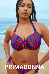 Prima Donna Swim SS25 Skudai Wild Stripes Padded Heartshape Underwire Bikini Top