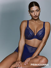 Load image into Gallery viewer, Prima Donna FW26 Shimla Crazy Blue Plunge Underwire Bra
