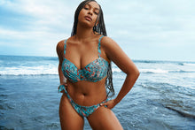 Load image into Gallery viewer, Prima Donna Swim SS25 Riyad Turquoise Seas Matching Waist Ropes Bikini Brief
