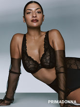 Load image into Gallery viewer, Prima Donna Solisse Black Plunge Underwire Bra
