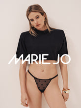 Load image into Gallery viewer, Marie Jo SS26 Daisy Black Matching Mini Thong

