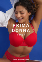 Load image into Gallery viewer, Prima Donna Twist SS25 East End True Red Padded Balcony Underwire Bra
