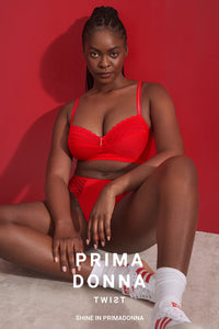 Prima Donna Twist SS25 East End True Red Full Cup Wireless Bralette