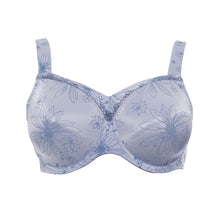 Load image into Gallery viewer, Ulla Viola Full Coverage Padded Strap Underwire Bra Fashion Colours H - L Cup (NEW: Periwinkle)
