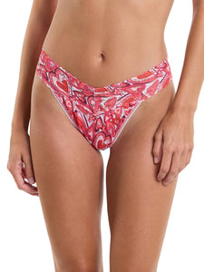 Hanky Panky O/S High/Original Rise Signature Lace Thong Prints