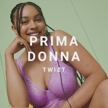 Load and play video in Gallery viewer, Prima Donna Twist SS24 Petit Paris Lavender Cream Matching Full Brief
