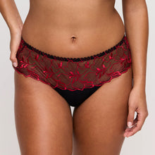 Load image into Gallery viewer, Prima Donna FW25 Springdale Black Rose Matching Luxury Thong
