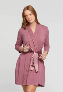 Fleur't Iconic Tie Robe with Pockets