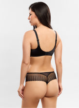 Load image into Gallery viewer, Empreinte Amour Black Matching Thong
