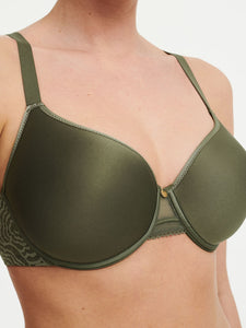 Chantelle C Jolie Memory Foam Underwire J-Hook Convertible Bra (Fashion Colours - Purple, Pink, Green)