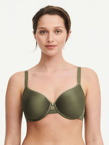 Chantelle C Jolie Memory Foam Underwire J-Hook Convertible Bra (Fashion Colours - Purple, Pink, Green)