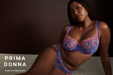 Load image into Gallery viewer, Prima Donna FW24 Lenca Blue Eyes Balcony Vertical Seam Underwire Bra
