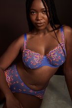 Load image into Gallery viewer, Prima Donna FW24 Lenca Blue Eyes Balcony Vertical Seam Underwire Bra
