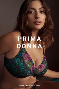 Prima Donaa FW24 San Angel Peacock Feather Half Padded Plunge Underwire Bra