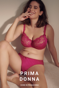 Prima Donna FW24 Madison Fuchsia Fiesta Matching Rio Brief