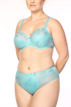 Load image into Gallery viewer, Ulla Carla Full Coverage Embroidered Underwired Bra Mint

