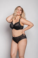 Load image into Gallery viewer, Ulla Meghan Unlined Underwire Bra (Black + Bisque)
