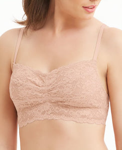 Montelle Cup Sized Non-Underwire Convertible Lace Bralette Basic Colours (Black, Red, White Nude)