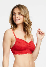 Load image into Gallery viewer, Montelle Cup Sized Non-Underwire Convertible Lace Bralette Basic Colours (Black, Red, White Nude)
