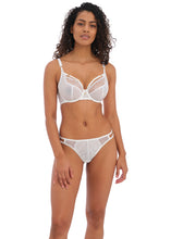 Load image into Gallery viewer, Freya SS22 Temptress White Unlined Plunge Underwire Removable String Bra
