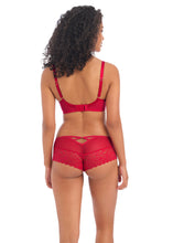 Load image into Gallery viewer, Freya Temptress Black + Cherry Red Matching Shorty
