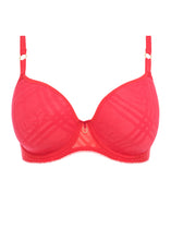 Load image into Gallery viewer, Freya Fatale Chilli Red Moulded Plunge Underwire Bra
