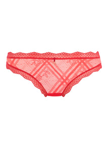 Freya Fatale Chilli Red Matching Brazilian Briefs