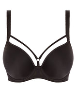 Load image into Gallery viewer, Freya Awakening Black + Limited Edition White Moulded Strappy Plunge Underwire Bra
